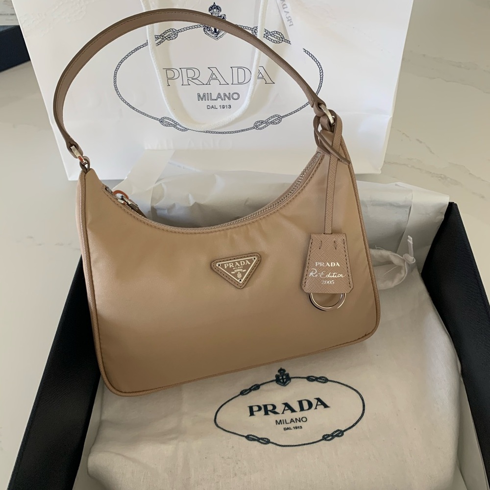 Prada beige bag